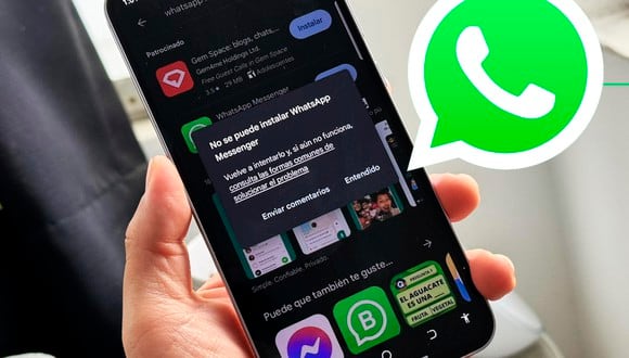 WHATSAPP | Si eres de las personas que no puede instalar WhatsApp desde la Google Play, entonces realiza este truco. (Foto: Depor - Rommel Yupanqui)