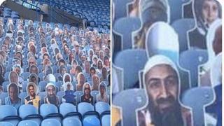 Pagó 30 euros: Bin Laden se coló en el estadio de Leeds United tras broma de un socio