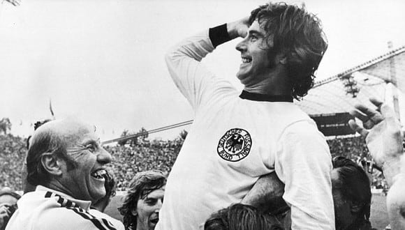 Müller, legendario delantero de la selección alemana de fútbol y del Bayern de Múnich en los años 1960 y 1970, murió este domingo a los 75 años. (Getty Images)
