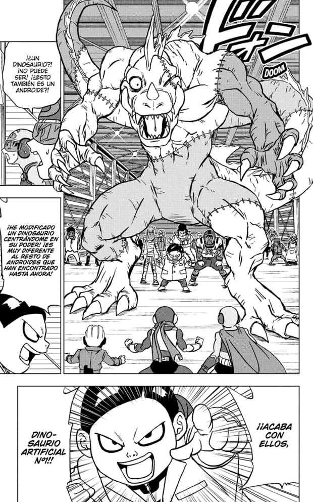 A dinosaur returns to the manga.  Photo: Manga Plus