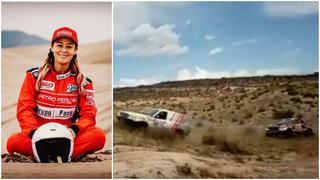 Peruanos se dan la mano: Fernanda Kanno ayudó a Nicolás Fuchs para que no abandone el Dakar 2018 [VIDEO]