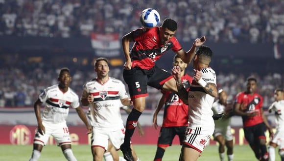 Sao Paulo vs. Goianiense en la semifinal de vuelta de la Copa Sudamericana. (Foto: EFE)