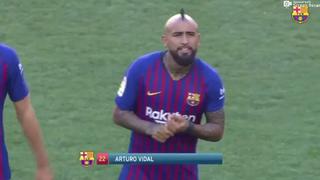 Después de Messi, es el 'King': la impresionante ovación para Arturo Vidal en la presentación de Barcelona