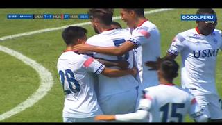Mora, la ‘joya' íntima, marcó su primer gol como profesional y le dio victoria agónica a San Martín [VIDEO]