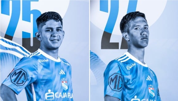 Gilmar Paredes y Aldair Vásquez renovaron con Sporting Cristal. (Foto: Twitter)
