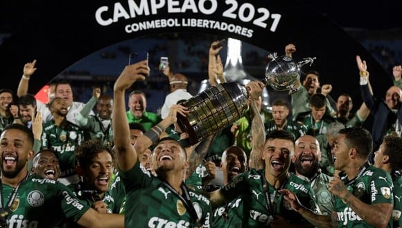 Palmeiras se coronó campeón de la Copa Libertadores en 2020 y 2021. (Foto: EFE)
