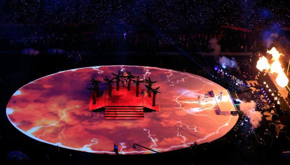Katy Perry brilló en su presentación en el Super Bowl. (Foto: Getty Images)