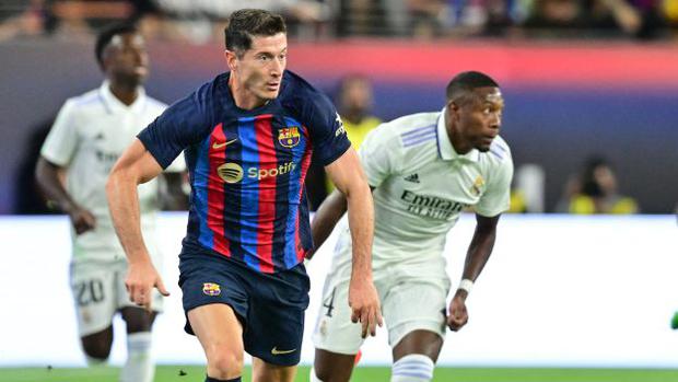 Barcelona y Real Madrid se enfrentaron en Las Vegas en 2022. El resultado fue 1-0 para los azulgranas. (Foto: AFP)