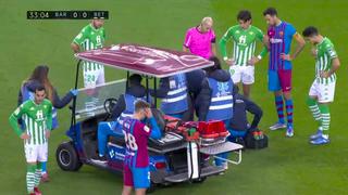 Susto culé: Gavi dejó la cancha por preocupante golpe en la cabeza en el Barcelona vs. Betis [VIDEO]