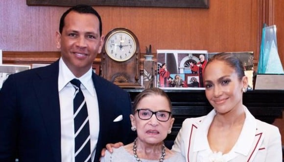 Jennifer Lopez lamentó la muerte de Ruth Bader Ginsburg: “Tengo el corazón roto”. (Foto: @jlo/Fred Schilling)