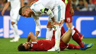 ¿Fue una falta normal? Mohamed Salah dio su versión de la lesión que le produjo Sergio Ramos