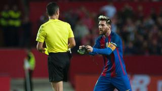 Lionel Messi recibió una tarjeta amarilla por una razón insólita
