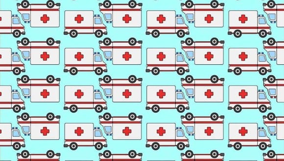 Reto viral nivel difícil: tu tarea de hoy es ubicar las ambulancias diferentes al resto en la imagen. (Foto: Noticieros Televisa)