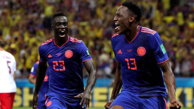 Davinson Sánchez y Yerry Mina han compartido zaga en la Selección Colombia. (Foto: EFE)