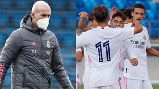 Excursión escolar: Zidane contaría con ocho canteranos del Castilla para el partido contra Getafe