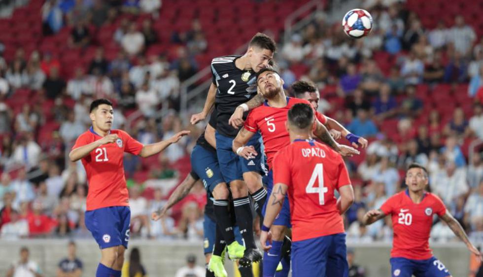 Chile y Argentina igualaron sin goles en Los Ángeles por amistoso FIFA 2019. (AFA)
