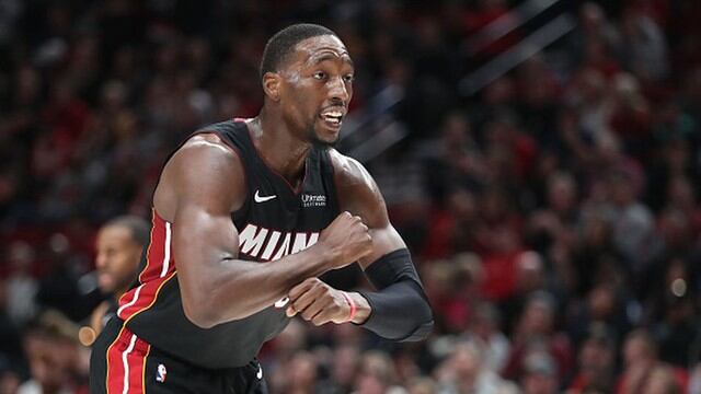 Bam Adebayo de Miami Heat para el Team Giannis. (Getty Images)