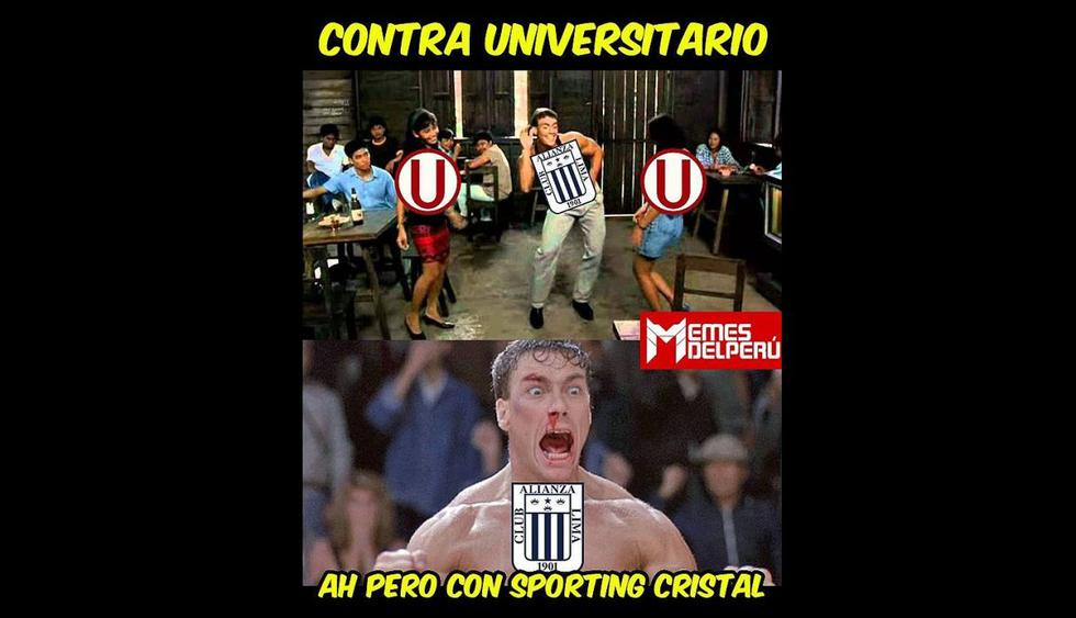 Alianza Lima vs. Sporting Cristal: los memes ya hacen de las suyas en las redes sociales. (FACEBOOK)