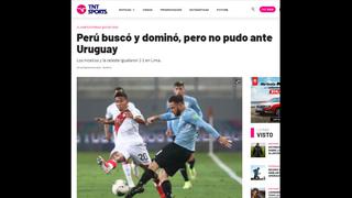 Reacción de la prensa extranjera tras el empate entre Perú vs. Uruguay por Eliminatorias [FOTOS]