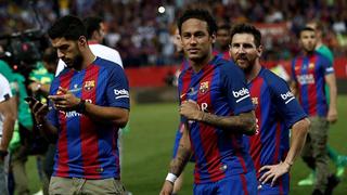 Neymar se 'pone' la camiseta del Barça: celebró triunfo ante el 'Aleti' en foto viral de Messi y Suárez