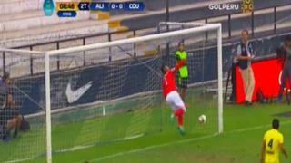 Tapadón de Exar Rosales evitó gol de Luis Aguiar para Alianza Lima (VIDEO)