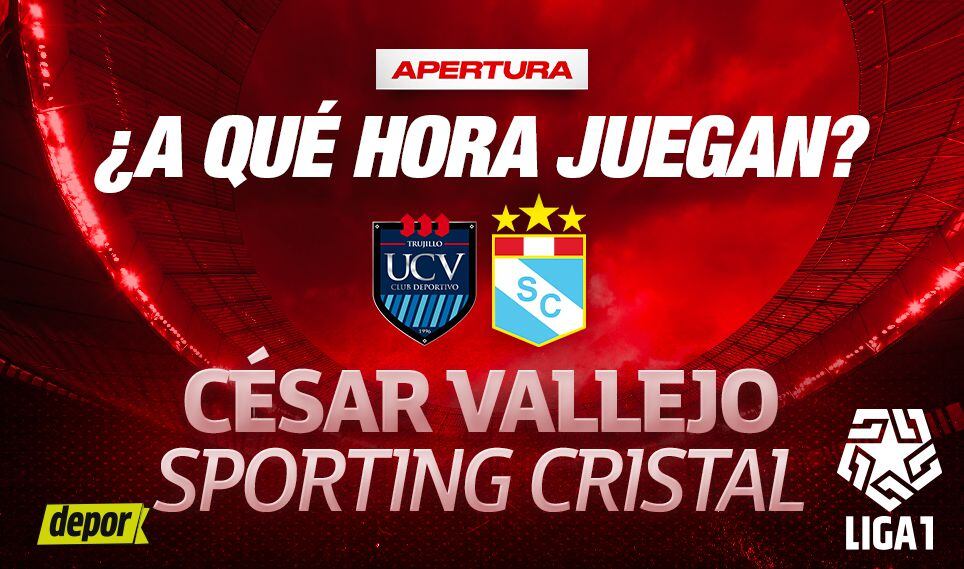 Duelo crucial entre Sporting Cristal y César Vallejo en la Liga 1
