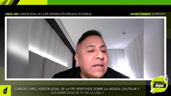 Charla Depor con Carlos Caro, asesor legal de la FPF: “Este capricho va a implicar una pérdida para los clubes”