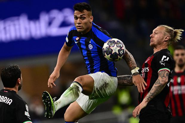 From San Sito, Inter - Milan live play the pass to the Champions League final.  (Photo: AFP)