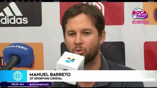Manuel Barreto sobre la presentación de Cristal: “Estoy súper orgulloso de los 90 minutos"