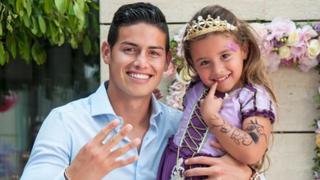Ejemplo de padre: James Rodríguez y la imagen viral en Instagram con su hija [FOTO]