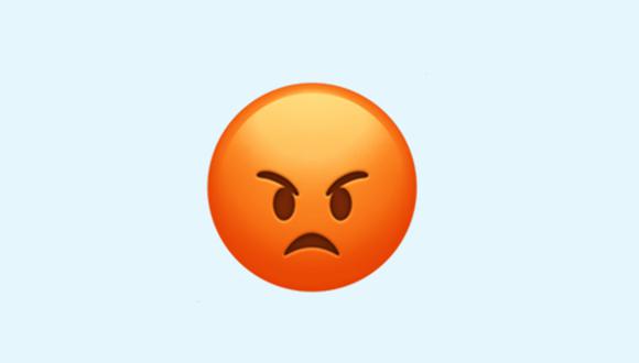 Conoce el verdadero significado del emoji llamado Pouting Face en WhatsApp. (Foto: Emojipedia)