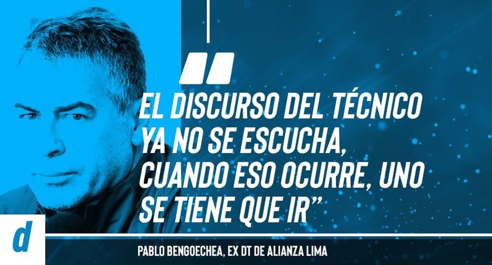 Las mejores frases de la conferencia de prensa de Bengoechea. (Diseño: GEC)