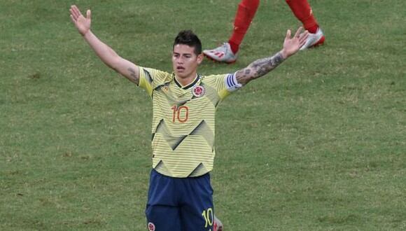 James Rodríguez jugó solo dos partidos con la selección colombiana en 2021 (Foto: Reuters).