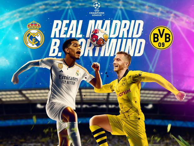 Sigue el partido Real Madrid - Borussia Dortmund que se disputa este sábado 1 de junio en el Wembley Stadium de Londres por la final de la UEFA Champions League 2023-24. (Foto: ESPN)