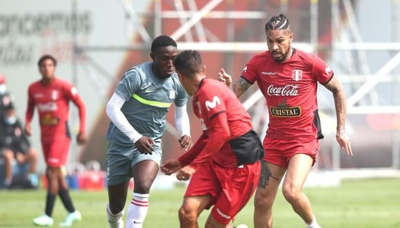 Paolo Guerrero entrenó con la Selección Peruana en Videna y continúa con su recuperación. (Foto: Selección Peruana)