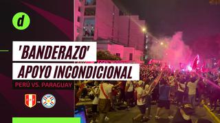 Perú vs. Paraguay: Hinchas realizaron ‘banderazo’ para mostrar su apoyo incondicional a la selección peruana