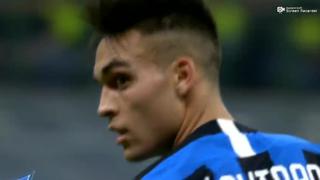 Se salvó el Barza: magistral control de Lautaro Martínez casi acaba en un golazo para el Inter [VIDEO]