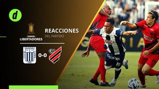 Alianza Lima 0 -0 Paranaense: la reacción de los hinchas tras el empate en el debut de la Copa Libertadores