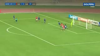 Cristal sufre el partido: Curiel casi marca el segundo gol de Cienciano, pero el palo se lo negó [VIDEO]
