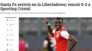 Sporting Cristal: así informó la prensa internacional tras su eliminación de la Libertadores