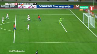 El gol que casi anota Alexander Aravena en el Perú vs. Chile por el Sudamericano Sub 17 [VIDEO]