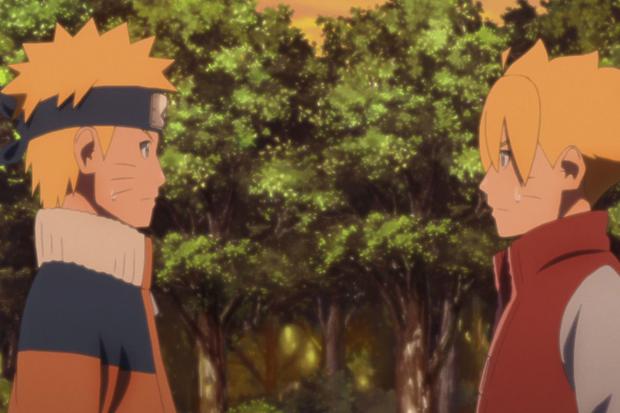 Boruto' se encuentra con 'Naruto' joven y se vuelve tendencia en