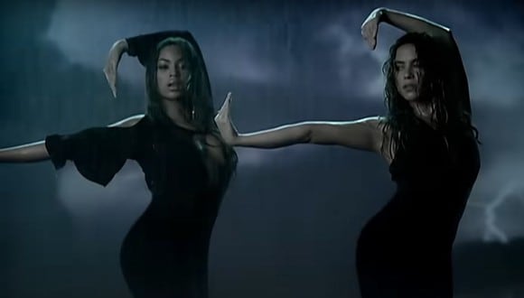 Shakira y Beyoncé en el video de "Beutiful Lair" (Foto: Beyoncé/YouTube).