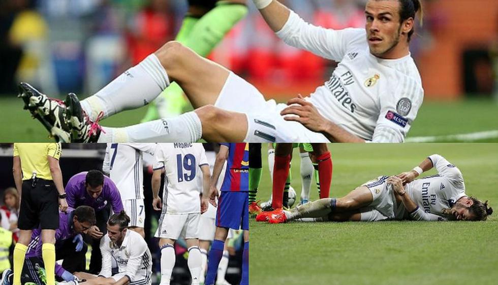 Todas las lesiones de Gareth Bale con el Real Madrid. (Getty)