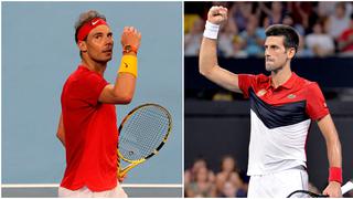 ¡Un solo grito! Rafael Nadal y  Novak Djokovic debutaron con triunfo en la ATP Cup de Australia
