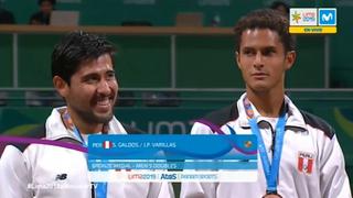 La emotiva premiación a Sergio Galdos y Juan Pablo Varillas por tercer lugar en Juegos Panamericanos Lima 2019 [VIDEO]