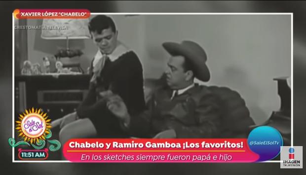  ‘Chabelo’ junto a Ramiro Gamboa. (Foto: Sale el sol). 