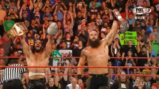 ¡Vencieron a The OC! Seth Rollins y Braun Strowman se convirtieron en los nuevos campeones en parejas de RAW [VIDEO]