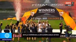 El Sevilla triunfó 3-2 sobre el Inter de Milán y se coronó campeón de la Europa League