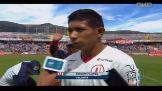 Edison Flores tras empate en Huancayo: "Este resultado no nos sirve"